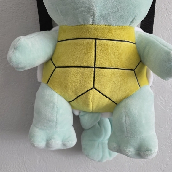 Nintendo Pokemon Squirtle 14" inches Plush Backpack Adjustable Straps 2018 NEW - Picture 4 of 8